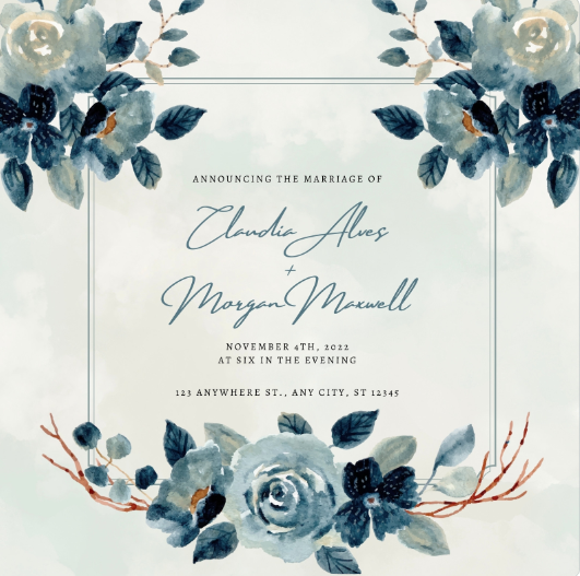 Vintage Theme Invitations