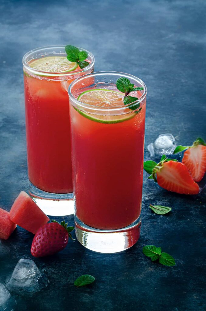 Watermelon, Strawberry & Ginger Lemonade